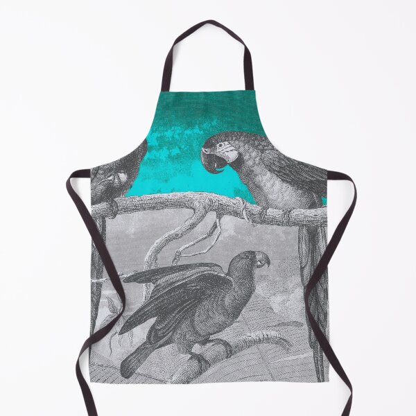 Item preview, beautiful parrots in the tropical forest, vintage designed and sold by Mauswohn.