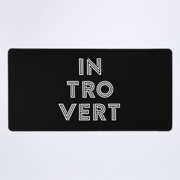 Item preview, Introvert - White Print designed and sold by teeworthy.