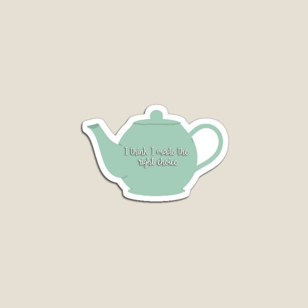 The office, Jim's Green Tea Pot to Pam- just the kettle Sticker