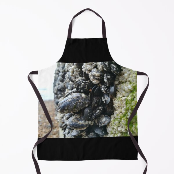 Item preview, Mussels clinging to wall on Brighton beach designed and sold by TheScraggyBeard.