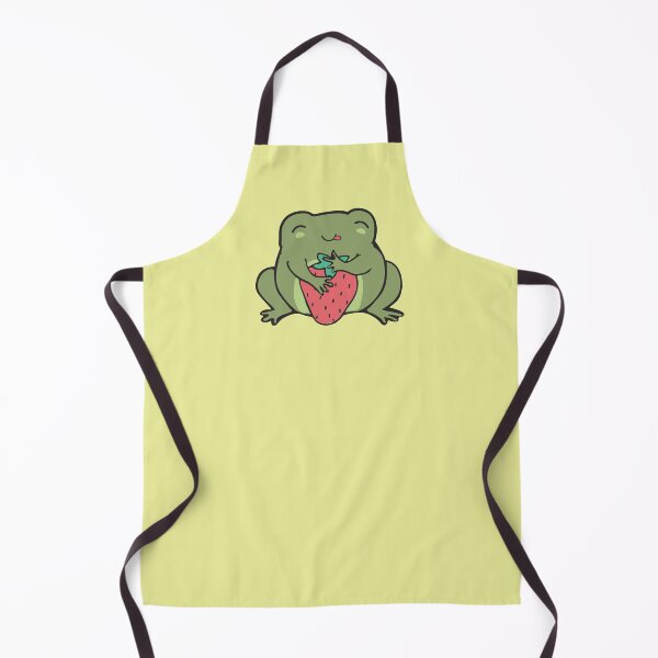 Item preview, Strawberry Frog Cottagecore Aesthetic Kawaii Retro 90s Cute Drawing designed and sold by alenaz.