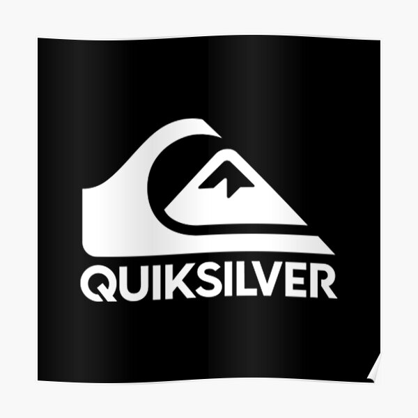 Copy of Best Sale !! Black quiksilv Logo Poster