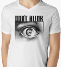Dont Blink Men's V-Neck T-Shirt