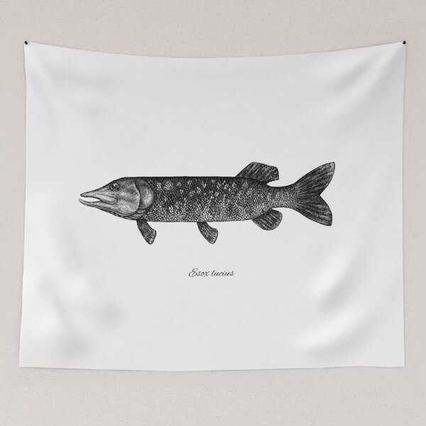 Item preview, Pike designed and sold by Evgenia's Fish Art.