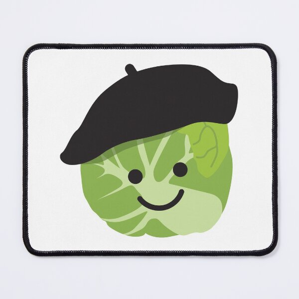 Item preview, Beret Wearing Brussels Sprout designed and sold by VicEllisArt.
