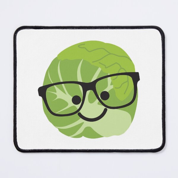 Item preview, Happy Hipster Brussels Sprout designed and sold by VicEllisArt.