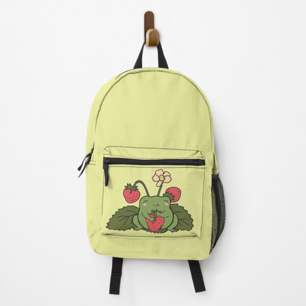 Item preview, Cottagecore Aesthetic Frog with Strawberry Cute Kawaii Lover Gift designed and sold by alenaz.