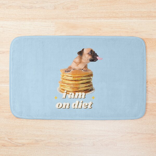 Item preview, I am on diet -  pancake and sweet honey fighting the diet fight - Funny Diet designed and sold by rose-outspace.