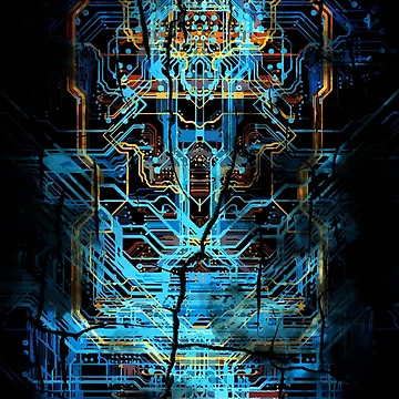 Artwork thumbnail, Electronic chip by Color-Lab