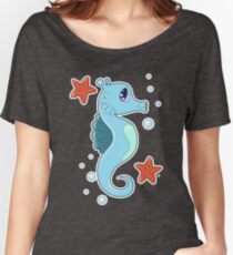 Baby Blue Seahorse Women's Relaxed Fit T-Shirt
