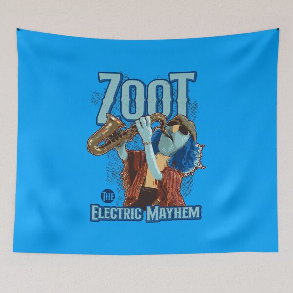Item preview, blue-haired saxophone electric mayhem designed and sold by Lajon5242.
