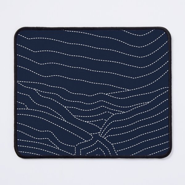 Item preview, Embroidered Abstract Mountain River designed and sold by D-Spot Shop.