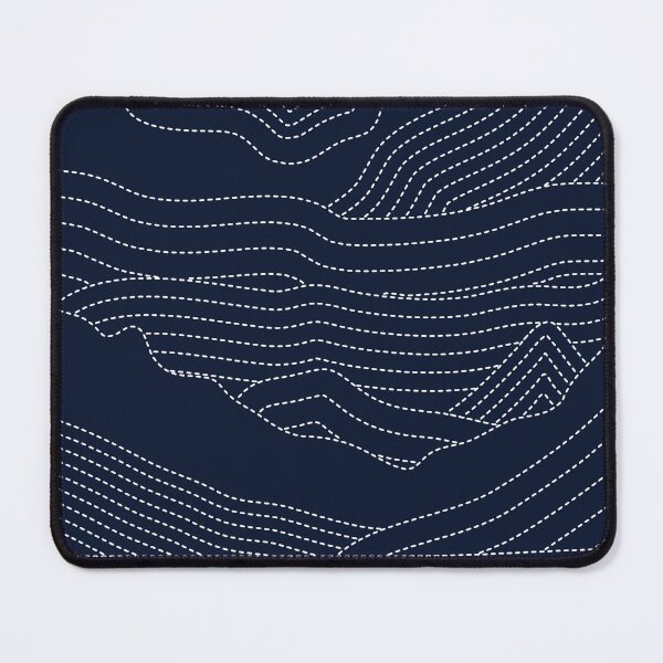 Item preview, Modern Abstract Blue Mountains designed and sold by D-Spot Shop.