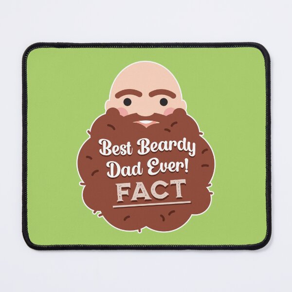 Item preview, Best (Brown) Beardy Dad Ever FACT! designed and sold by VicEllisArt.