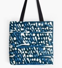 Batik Snow Tote Bag