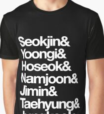 Camiseta gráfica BTS - BANGTAN BOYS - 방탄소년단