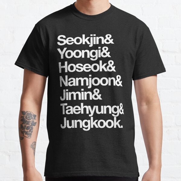 BTS - BANGTAN BOYS - 방탄소년단 Camiseta clásica