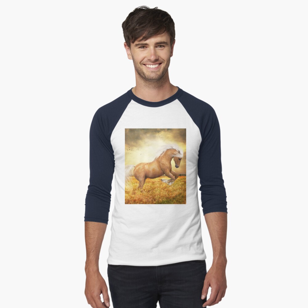 Aperçu de l'œuvre T-shirt baseball manches ¾ créée et vendue par Allegra.