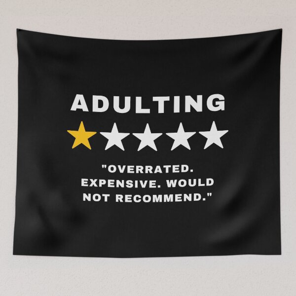 Item preview, Adulting - Would not recommend designed and sold by Jamiecsmith1986.
