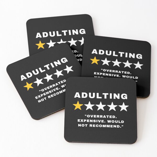Item preview, Adulting - Would not recommend designed and sold by Jamiecsmith1986.