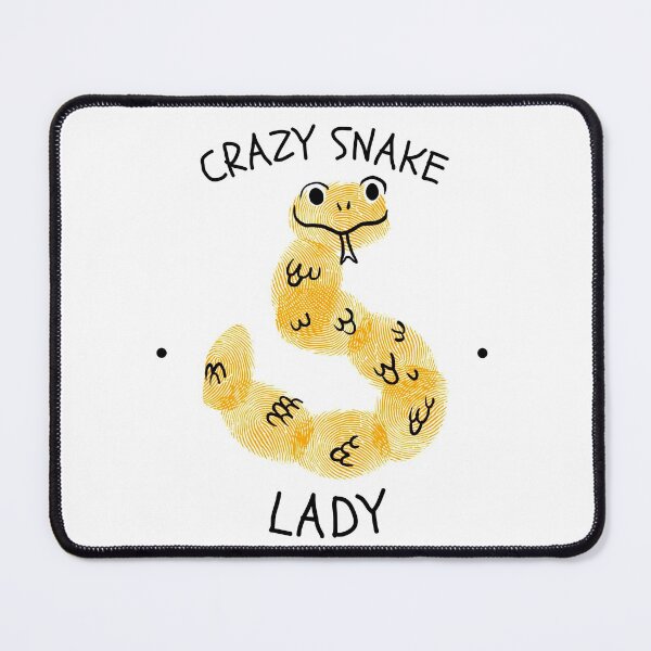 Item preview, Crazy Snake Lady | Derpy and Cute Snake for Crazy Snake Ladies designed and sold by The-ItemShop.