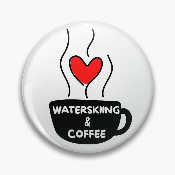 Item preview, Waterskiing & coffee designed and sold by TheGreenGoat.
