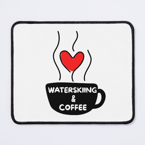 Item preview, Waterskiing & coffee designed and sold by TheGreenGoat.