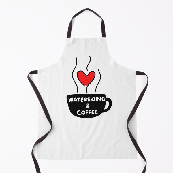 Item preview, Waterskiing & coffee designed and sold by TheGreenGoat.