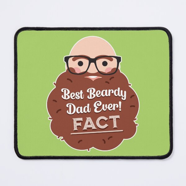 Item preview, Best (Brown) Beardy Dad Ever FACT designed and sold by VicEllisArt.