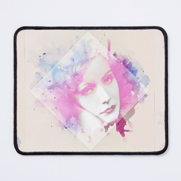 Watercolour Greta Garbo Mouse Pad
