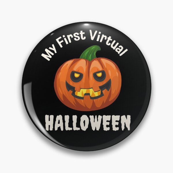 Item preview, Spooky Halloween l Pumpkin Saying l My First Virtual Halloween designed and sold by HappyBright.