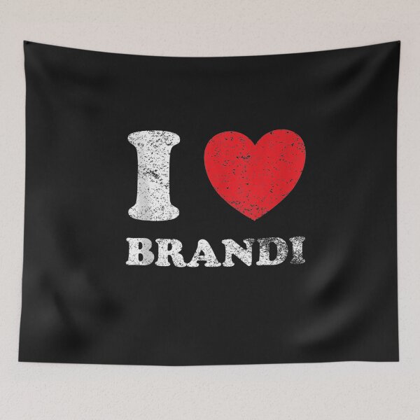 Item preview, Distressed Grunge Worn Out Style I Love Brandi T Shirt designed and sold by Bener-Zurich.