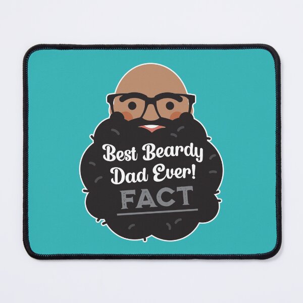 Item preview, Best (Black) Beardy Dad Ever -FACT- designed and sold by VicEllisArt.