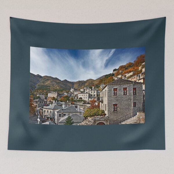 Item preview, Autumn in Syrrako village - Tzoumerka mountains designed and sold by Hercules Milas.