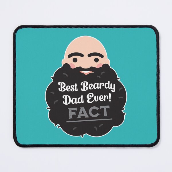 Item preview, Best (Black) Beardy Dad Ever **FACT** designed and sold by VicEllisArt.