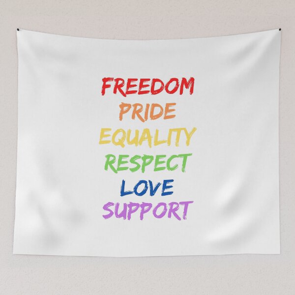 Item preview, LGBTQ+ Freiheit Menschenrechte Regenbogen Queer designed and sold by Aedrikan.