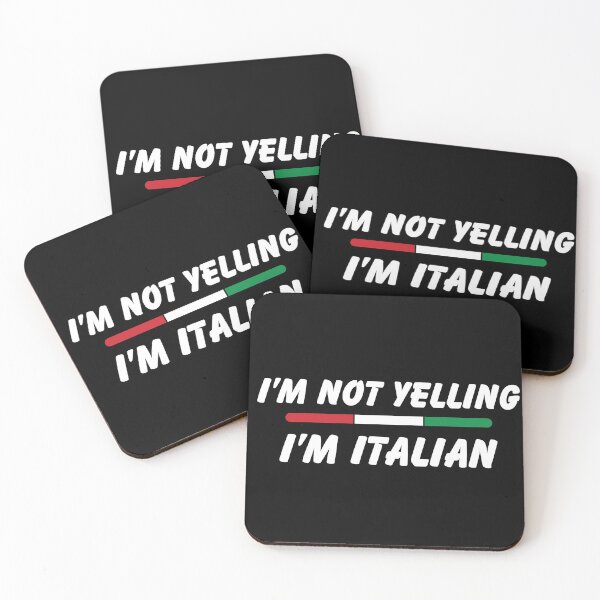 Item preview, I'm Not Yelling I'm Italian, Funny Italian Joke, Italian American Family Gift designed and sold by Blok45.