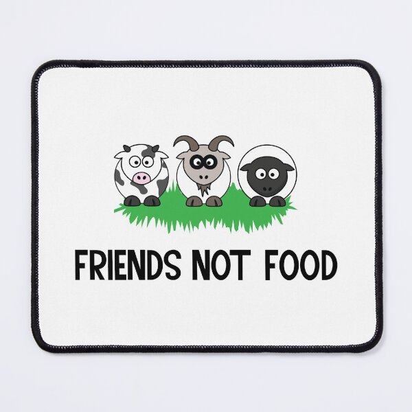 Item preview, Friends Not Food, Gifts for Vegan Vegetarian, Animal Rights Lover Present designed and sold by Blok45.
