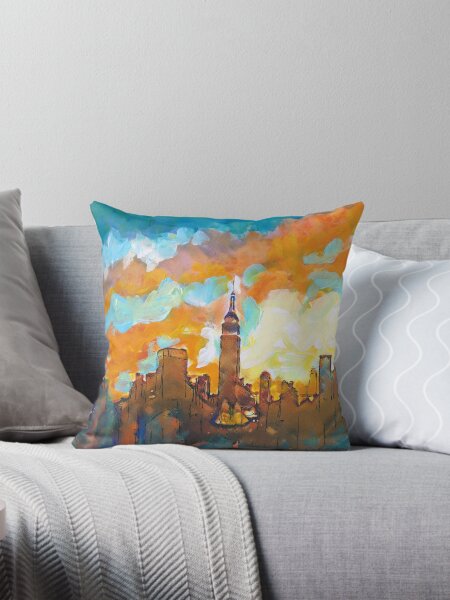 Item preview, New York City Sunset Empire State Building by RD Riccoboni designed and sold by RDRiccoboni.