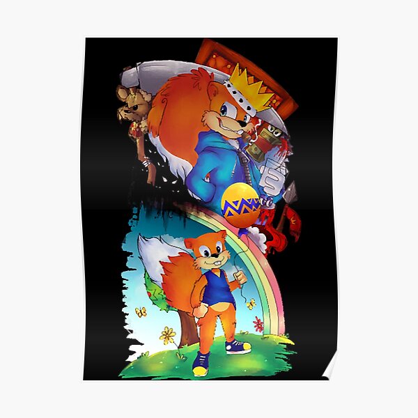 conkers bad fur day poster