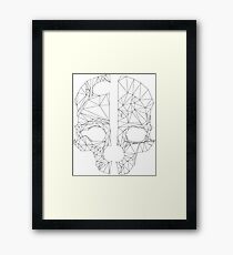 Corvo's mask Framed Print