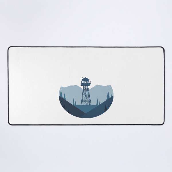 Item preview, Mountain Nights Tower Sticker Landscape  designed and sold by DiacavaArt.