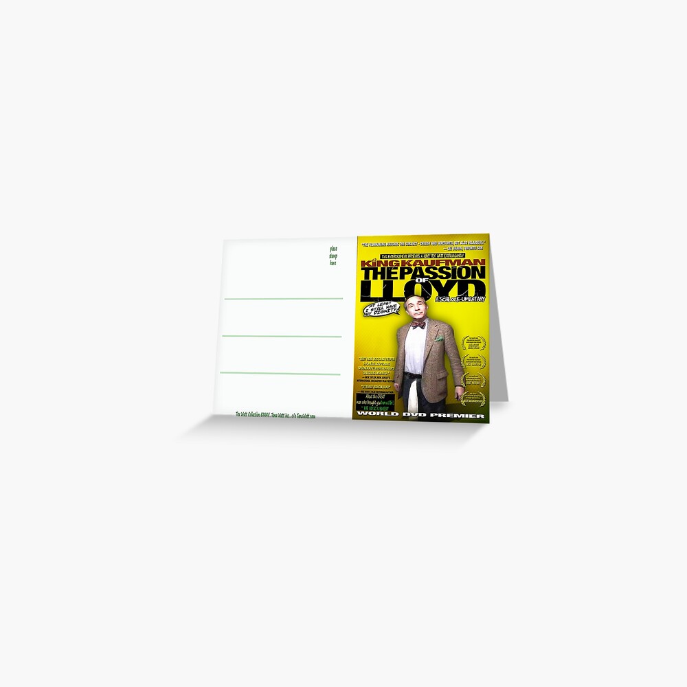 King Kaufman: The Passion of Lloyd (2008) - Movie Poster Postcard Greeting Card