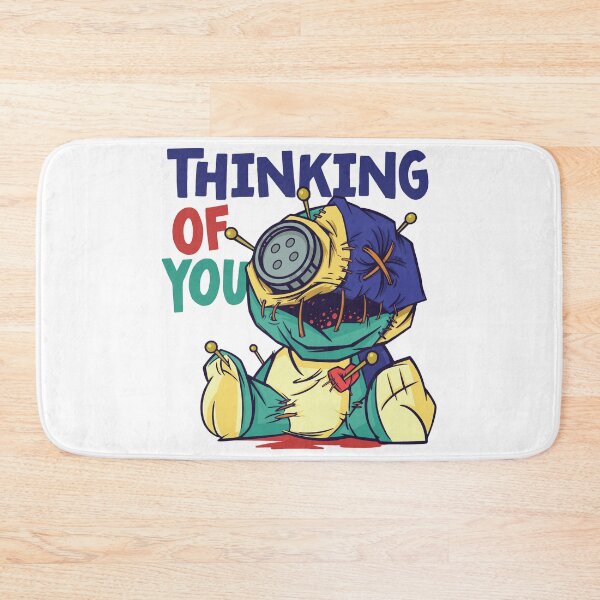 Item preview, Thinking of You // Funny Voodoo Doll Cartoon designed and sold by SLAG-Creative.
