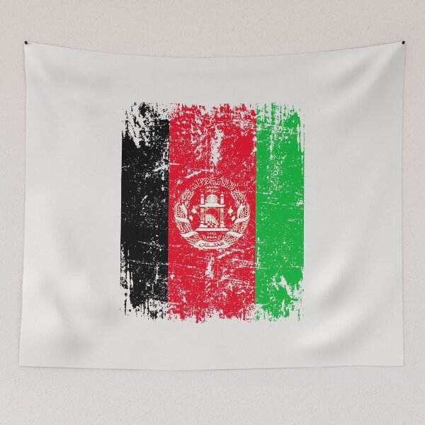 Item preview, Vintage Afghanistan Flag designed and sold by HelenMaryF.
