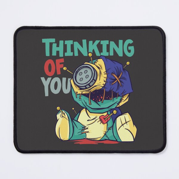 Item preview, Thinking of You // Funny Voodoo Doll Cartoon designed and sold by SLAG-Creative.