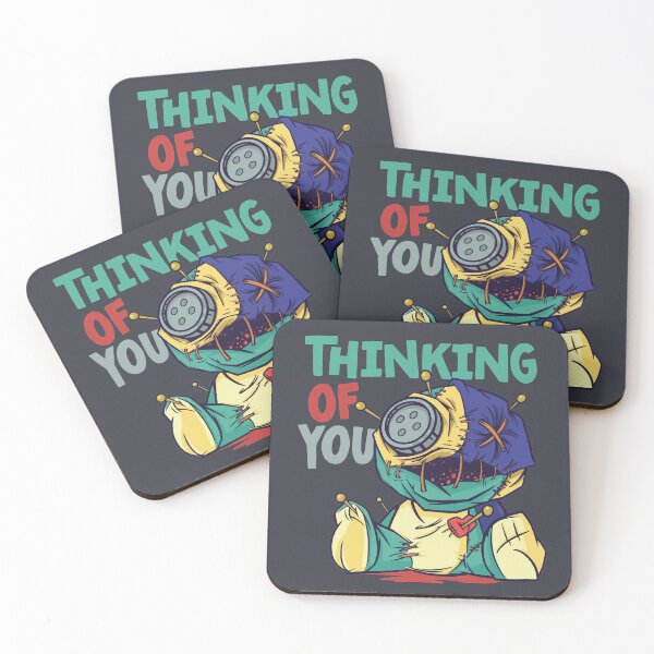 Item preview, Thinking of You // Funny Voodoo Doll Cartoon designed and sold by SLAG-Creative.