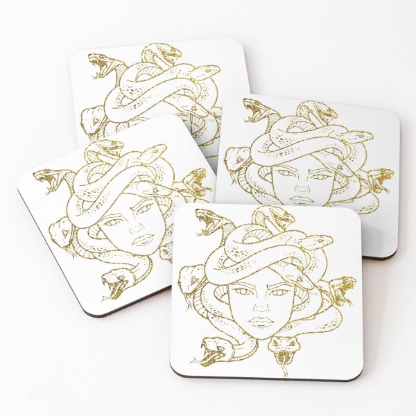 Item preview, snake-haired woman, medusa designed and sold by Beyhandesgn.