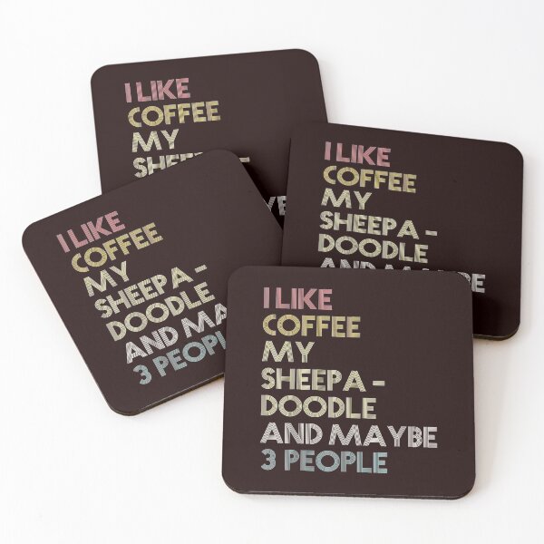 Item preview, Sheepadoodle Dog Owner Coffee Lover designed and sold by hangoxinhxan.