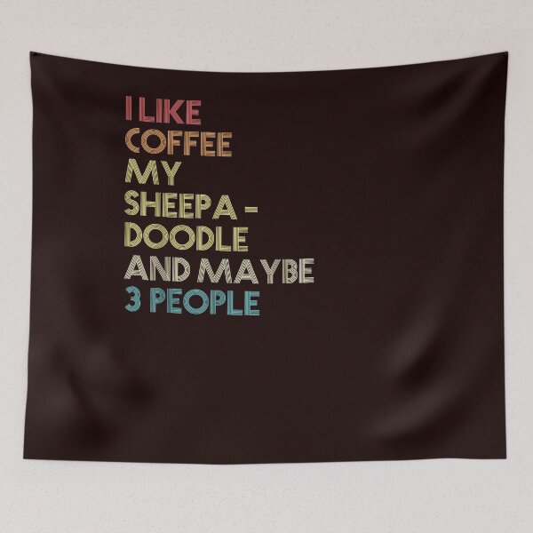 Item preview, Sheepadoodle Dog Owner Coffee Lover designed and sold by hangoxinhxan.